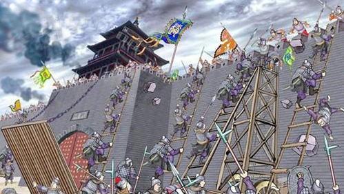 进攻方若想攻下一座城池,通常有两种方法——攻上城墙,打开城门.