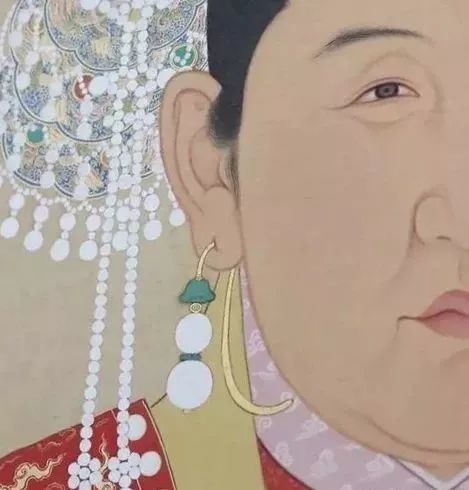 珍珠花朵样耳饰说到明代首饰,不得不提耳饰.