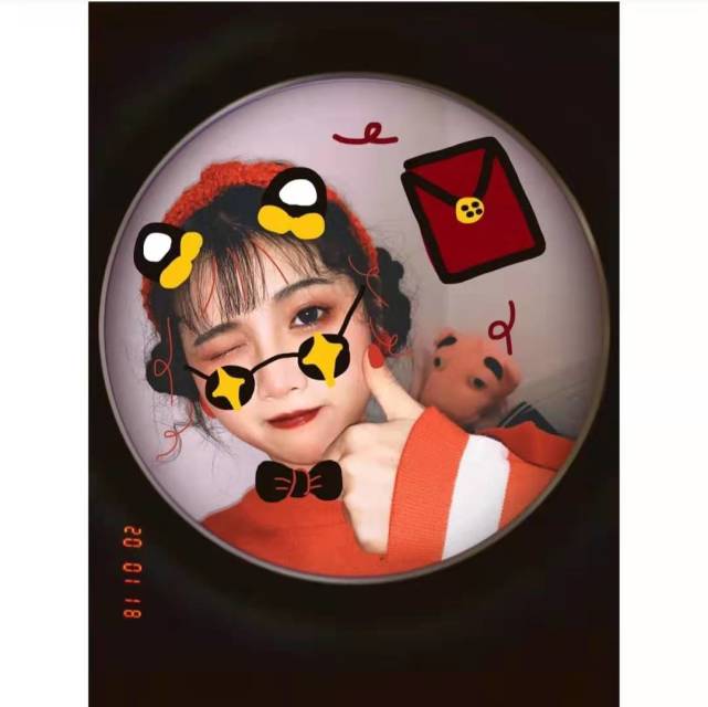 有种自拍叫"新年 涂鸦",谁拍谁可爱,人人争做"灵魂小画手"