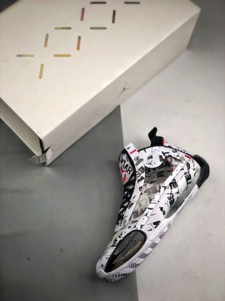 满身涂鸦玩味十足aj34代新配色开箱细节测评