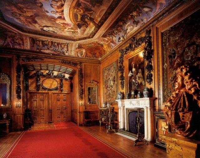 欧洲贵族城堡内部图片