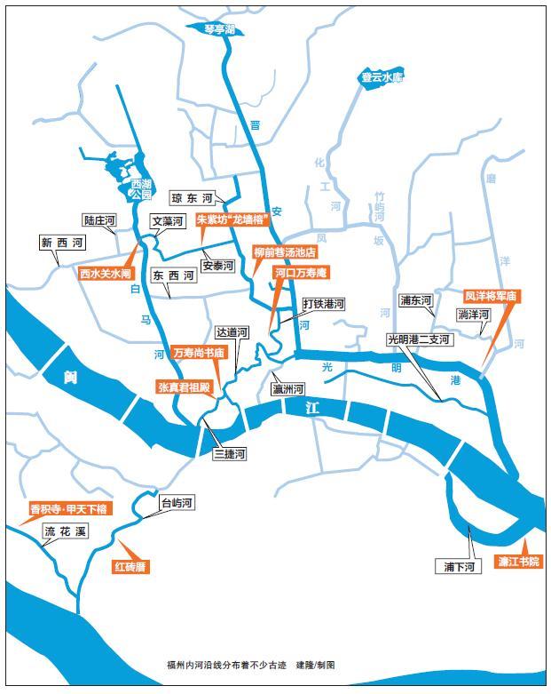 依河而興伴河而盛探秘福州內河古蹟古榕