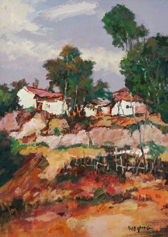 周卫平油画作品展在宜兴市美术馆开展