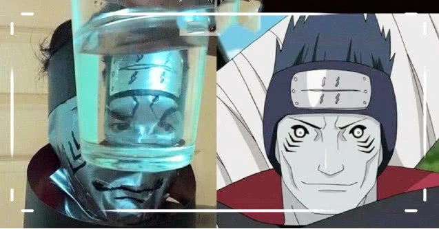 泰国小哥cos鬼鲛,杯子装水抓住精髓,网友:想不到