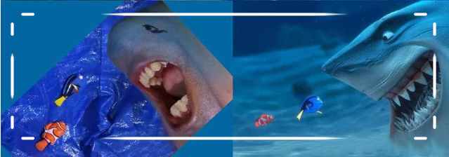 泰国小哥cos鲨鱼道具简直太幼稚成品一出舌头是精髓