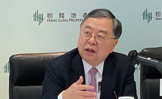 陈启宗答香港楼市销售可能差一点但价格下滑不是很厉害
