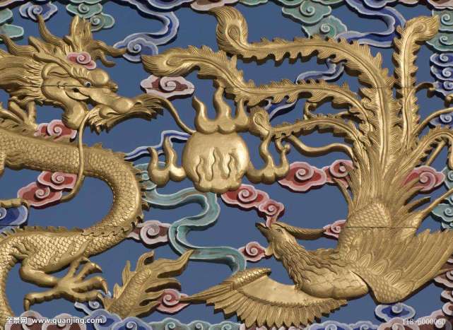 中国古代四大吉祥物龙凤龟麒麟