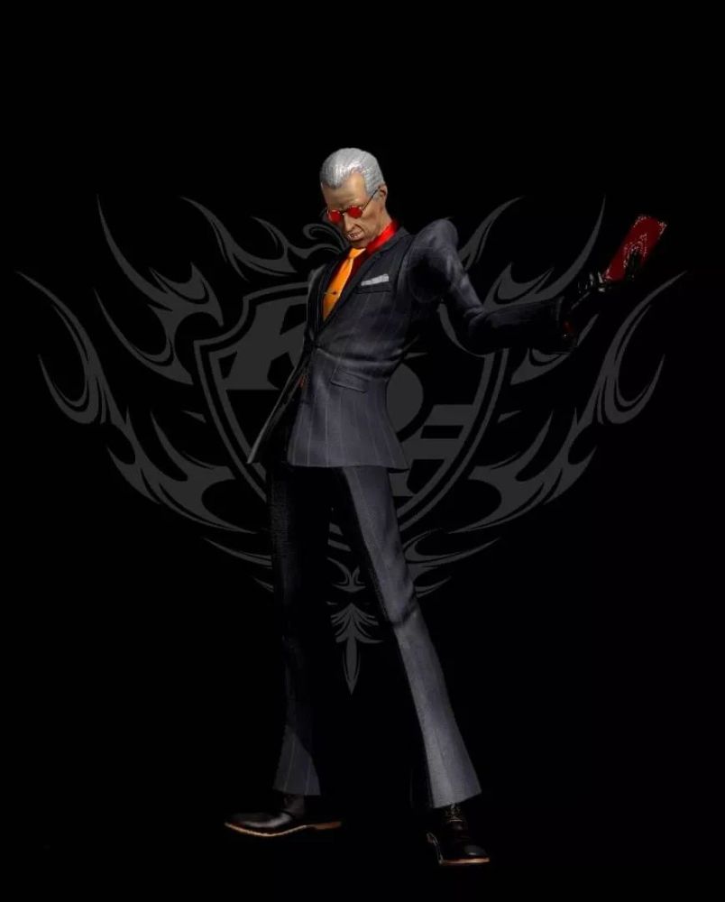 他就是奥斯瓦尔德,来自爱尔兰,人称"牌叔",虽然在拳皇系列作品中出场