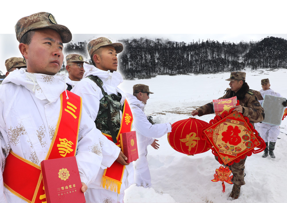 特別年貨情暖雪山哨卡