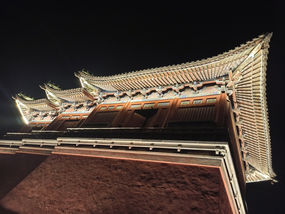 夜景堪比故宫,宋陵公园亮灯让人震撼,巩义