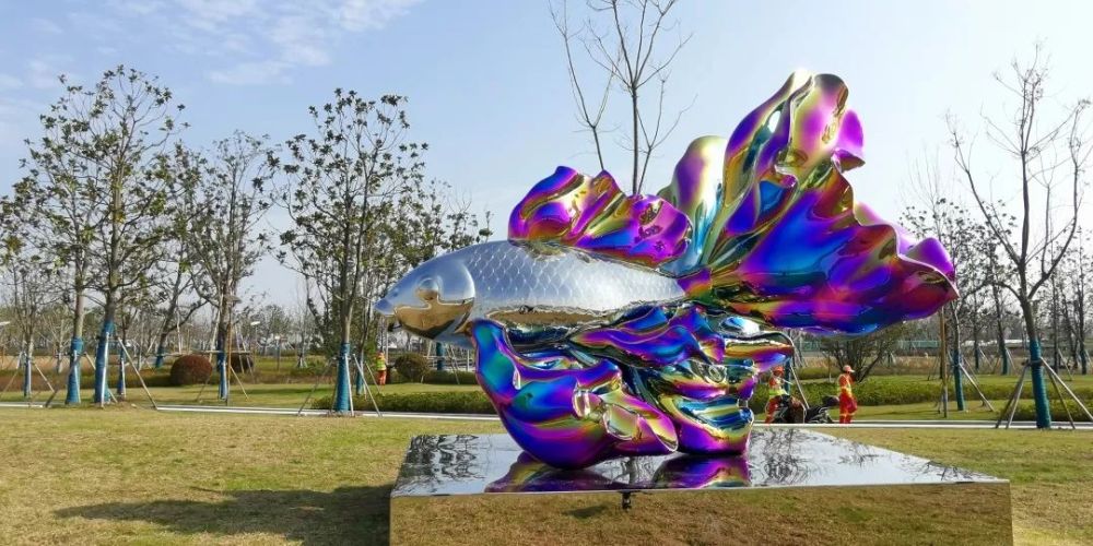 上海之鱼的鱼雕塑图片