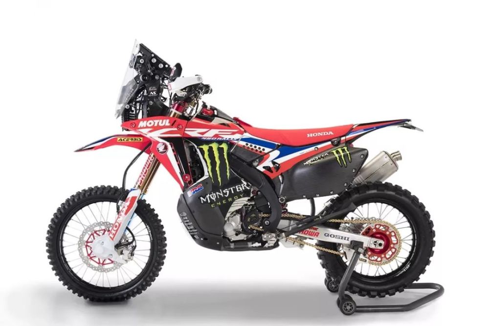 帮助本田夺得达喀尔冠军的赛车——crf 450 rally