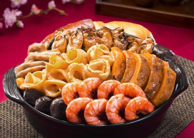 满钵满这道菜很多酒店套餐都有,叫"发财就手""横财就手""手到拿来"等