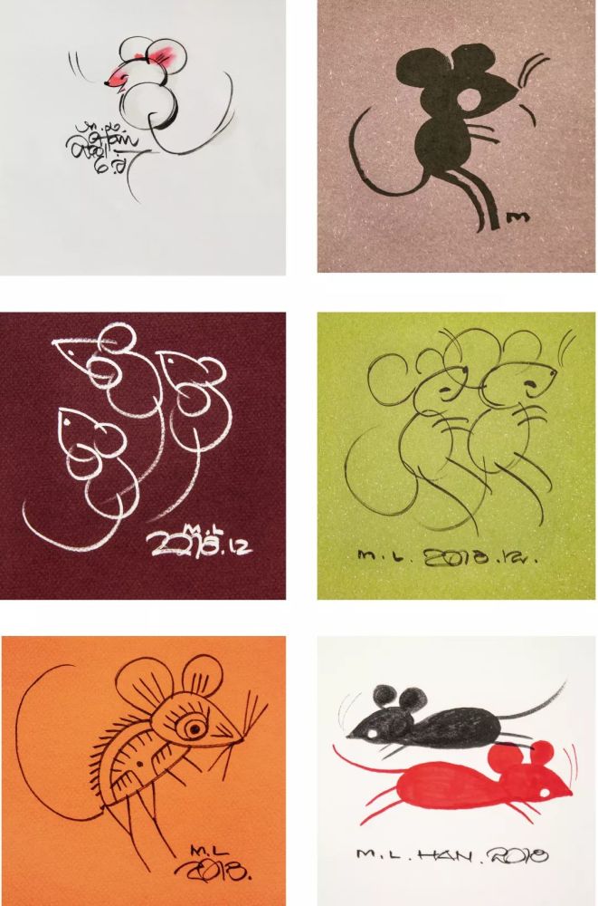 鼠年到看韩美林画笔下鼠鼠动人的鼠来宝