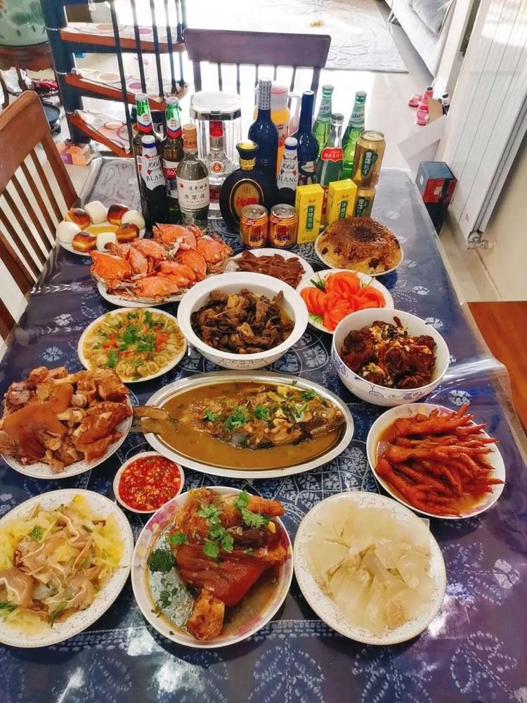 晒晒咱东胜人的年夜饭看看有你家吗