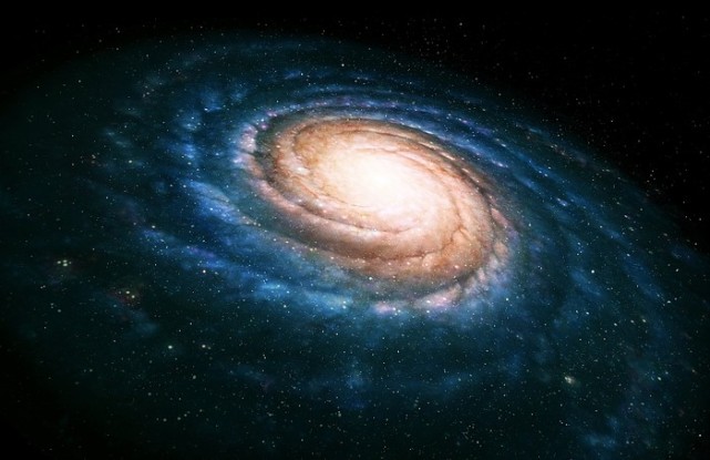 唯一一张银河系全景图图片