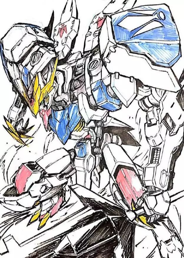 模玩控 高达模型完美还原插画 模改古辛 巴巴托斯 腾讯新闻