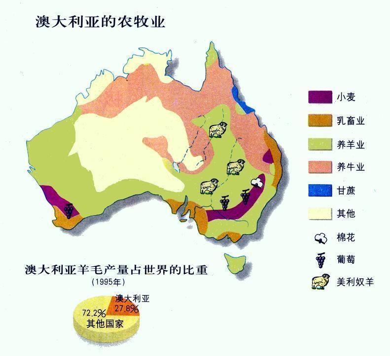 位于澳大利亚东南部的墨累达令盆地是澳大利亚最重要的农业生产区之一
