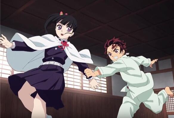 鬼魅之刃炭治郎第三次发糖了无惨的眼神有两点