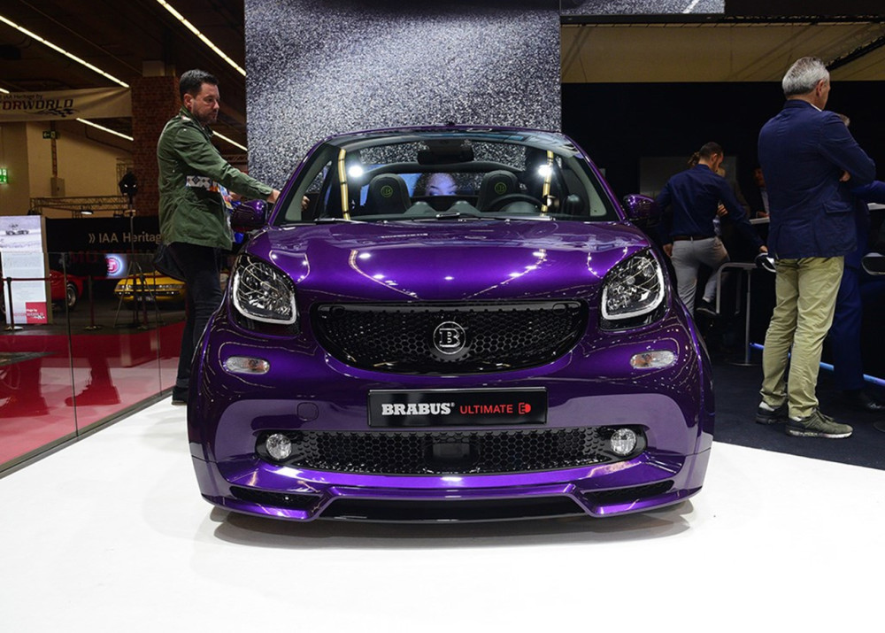 紫色的巴博萨smart将外观内饰运动化但要109秒才破百