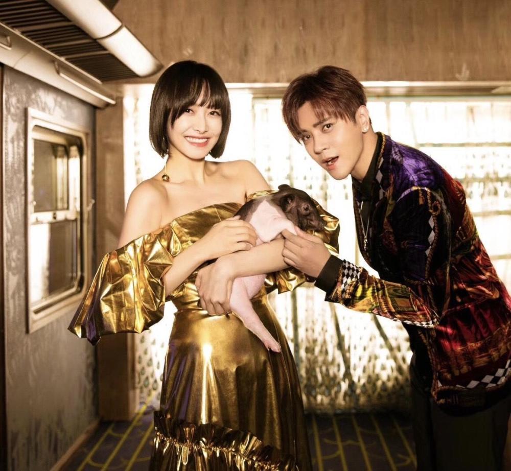 宋茜罗志祥俊男靓女太养眼!