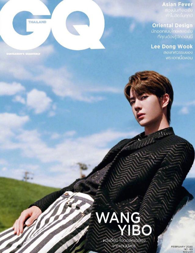 王一博海外新刊封面造型极限青春主题大片多面魅力的阳光男孩