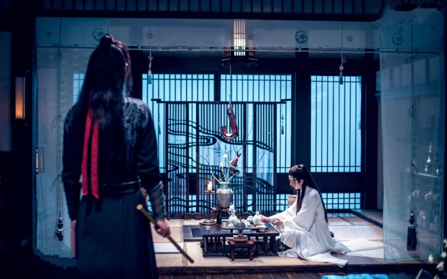 陈情令忘羡之携手篇3魏无羡蓝忘机走出静室并肩赏雪