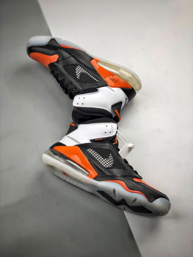 火星的鞋名搭配火星颜色ajmars270黑白橙开箱测评