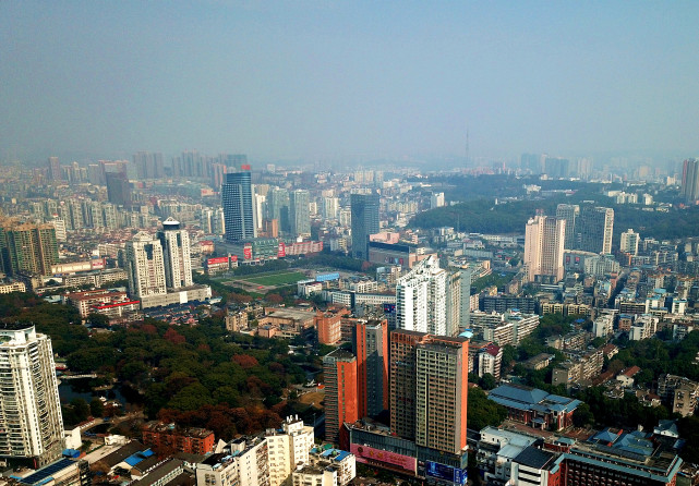 湖北宜昌市主城区风光