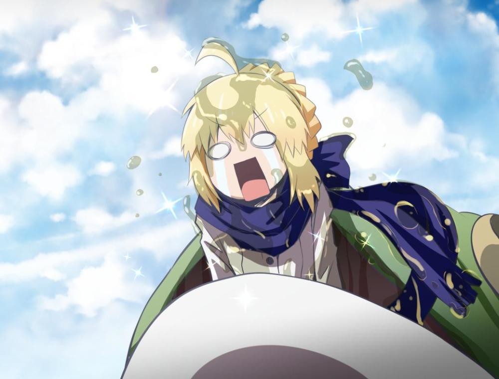 黑贞德,卫宫士郎,梅林等都被素晴化过,而在近日,该画师就创作了呆毛王