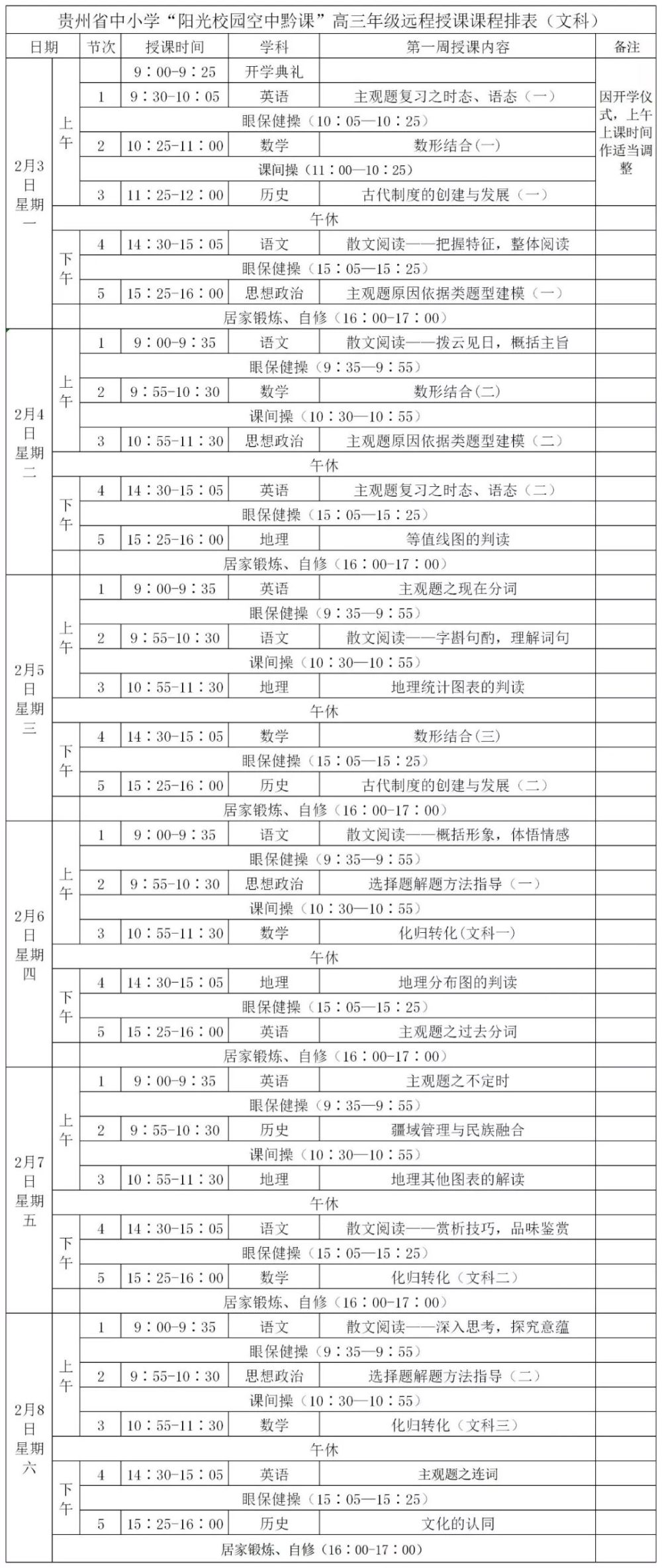 小学 初中 高中开播时间和最新课程表 腾讯新闻