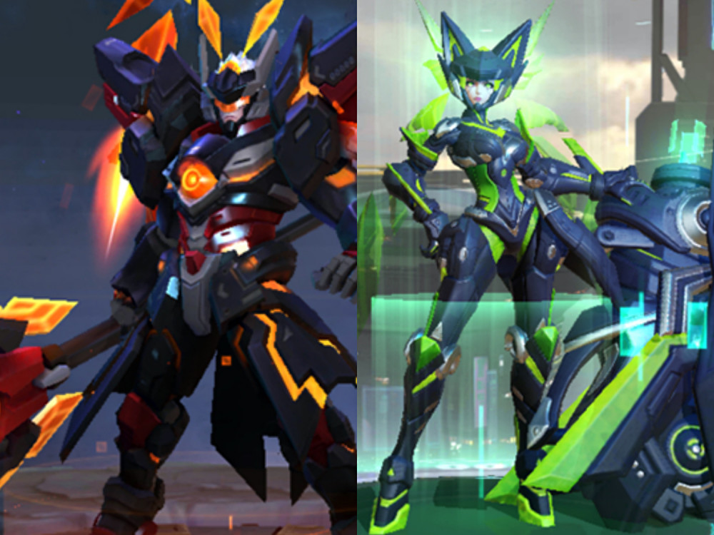 王者荣耀妲己时之彼端是机甲对比吕布孙尚香玩家表示末日机甲真的香