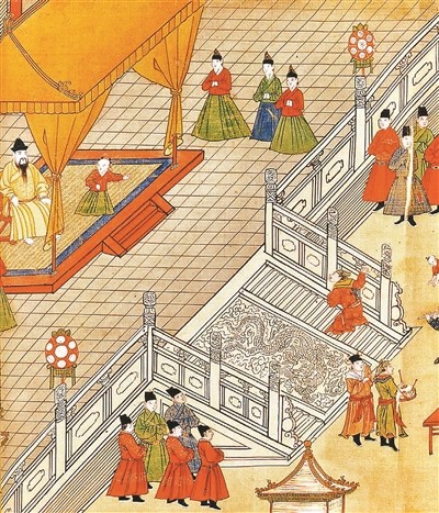 《明宪宗元宵行乐图》(局部)《观灯图》南宋李嵩《明宪宗元宵行乐图》