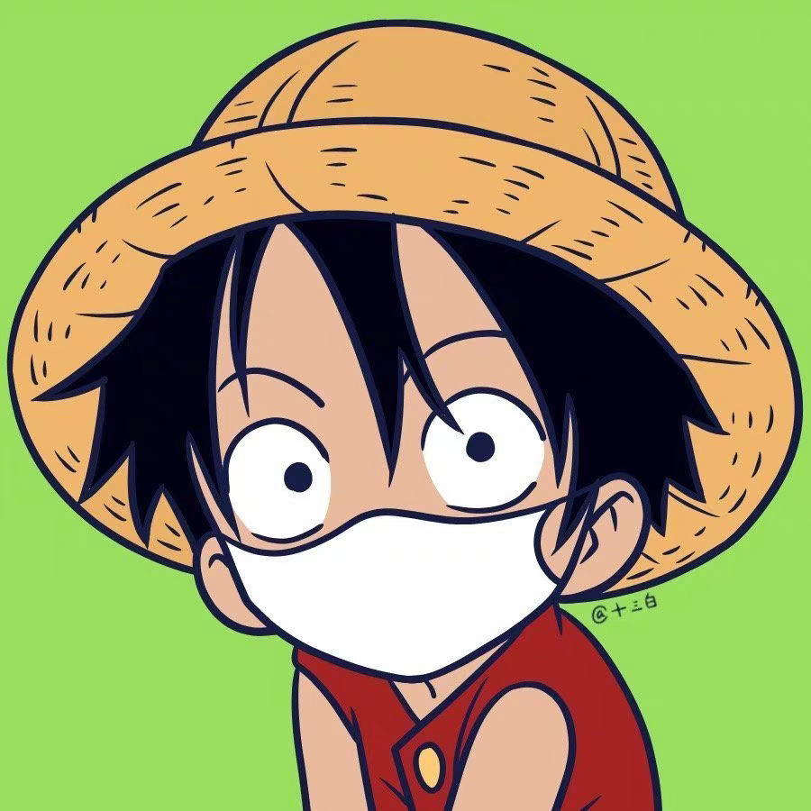 带上口罩的路飞是不是很可爱呢,让小凯撒有一种想生儿子的冲动,海贼迷