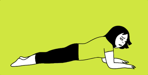 通过瑜伽来达成每日运动量,当然为了符合宅女的躺尸属