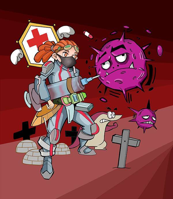 吉林动画学院原创歌曲漫画致敬战疫英雄