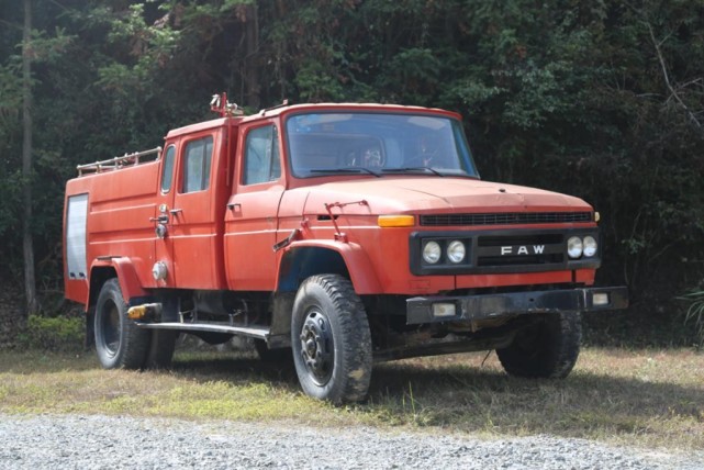 90年代的回忆解放ca141双排消防车