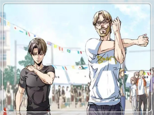 韩吉比兵长先一步加入调查兵团,两人的关系极好,多次一起执行任务