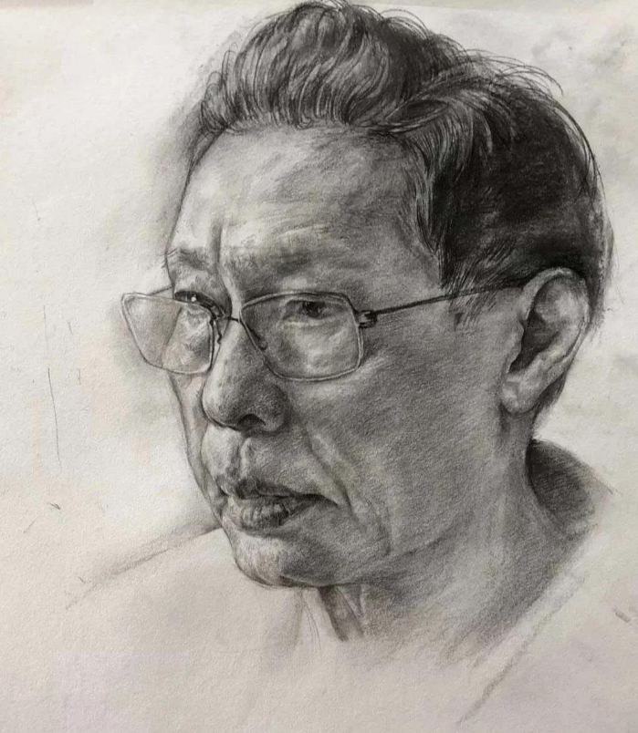 美术生致敬钟南山,画了一组素描肖像,图7让人心酸落泪 - 关于疫情医生