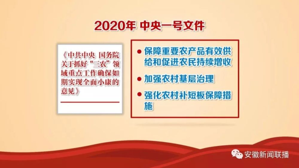 中央一号文件发挥三农压舱石作用确保如期实现全面小康