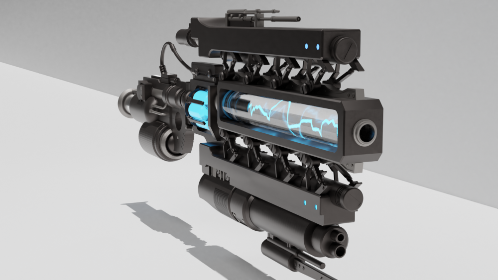 让一个3d建模师来制作dnf的激光炮,会做成什么样子?