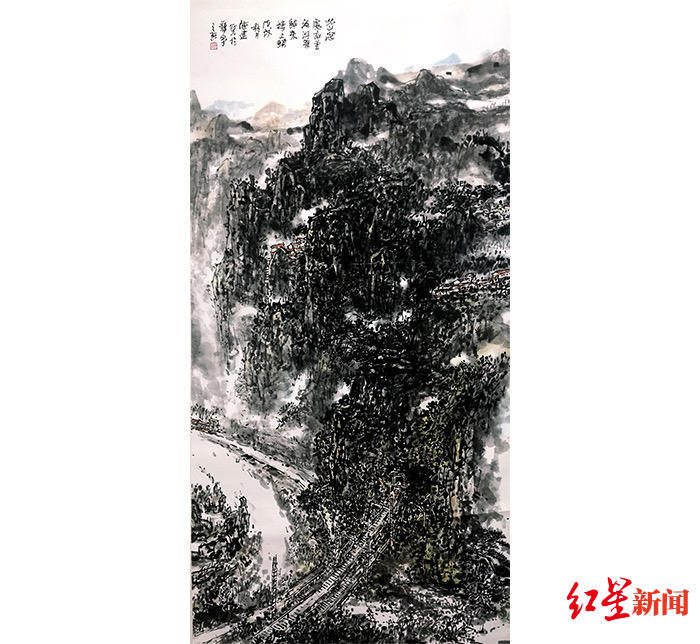 陈建《蜀山云起》8.7平尺