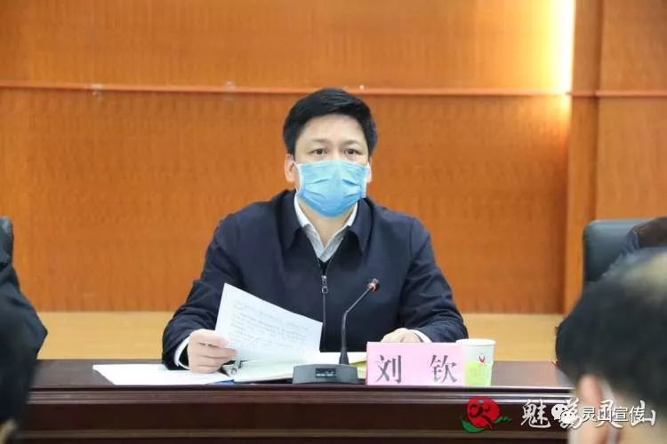 灵山县委副书记,县长刘钦传达钦州市市长谭丕创对灵山疫情防控工作的