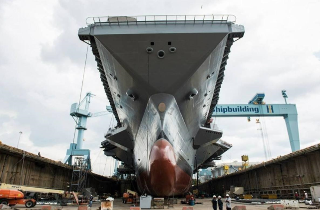 图为福特级二号舰艇