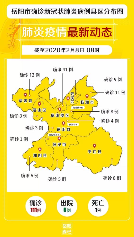 岳阳新冠肺炎最新数据及确诊病例分布图;附家居消毒小方法