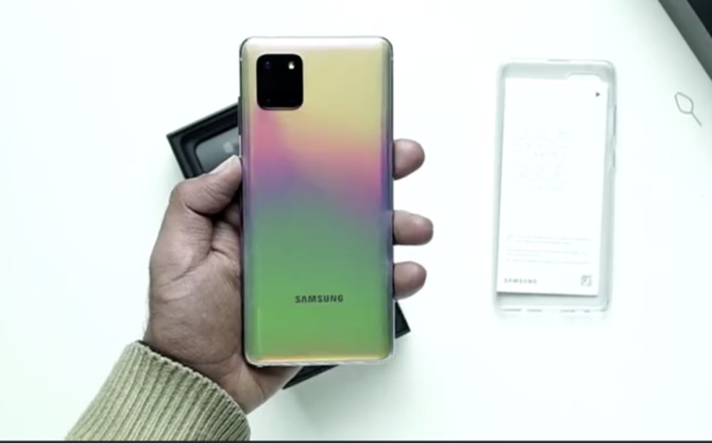 三星新机note10lite配备18年的处理器背部设计模仿华为