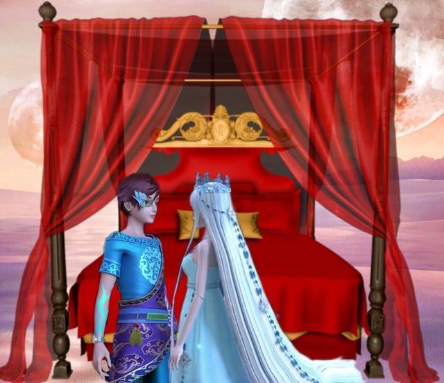 叶罗丽粉丝让舒言和冰公主结婚而且还有婚床颜爵该吃醋了