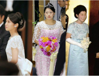 日本皇室婚礼照好无趣!王妃都是法式宫廷装,公主礼服一言难尽