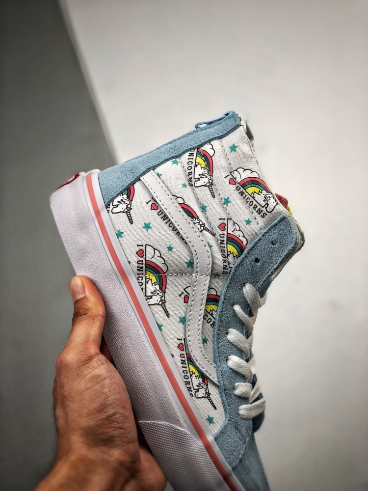 小仙女专属独角兽彩虹图案!vans sk8"unicorn"开箱测评!