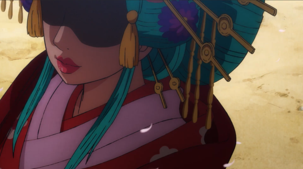 海贼王:花魁小紫登场,拥有多重身份,家族背景就连大蛇都畏惧